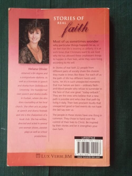 Stories Of Real Faith – Helana Olivier secondhand book