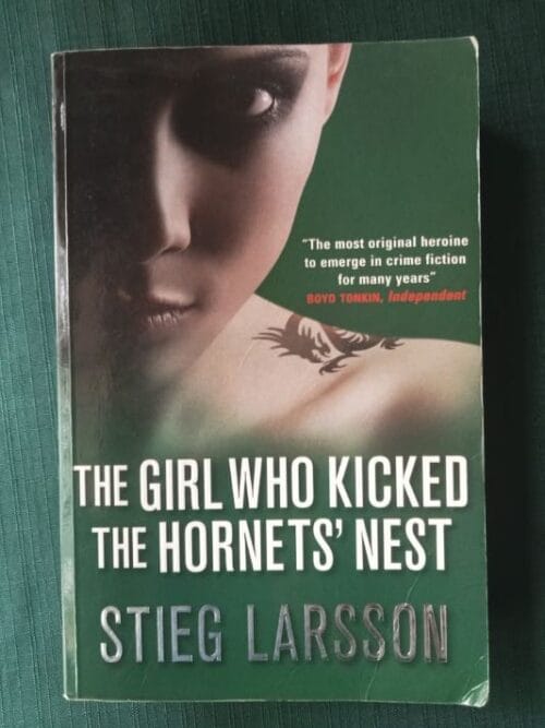The girl who kicked the hornet's nest The Girl Who Kicked The Hornet’s Nest – Stieg Larsson secondhand book
