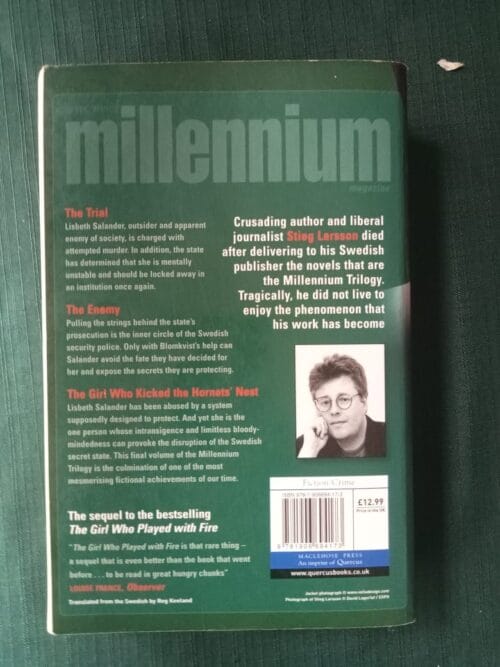 The Girl Who Kicked The Hornet’s Nest – Stieg Larsson secondhand book