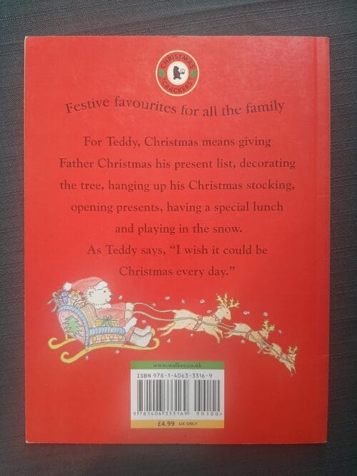Teddy’s Christmas – Michelle Cartlidge secondhand book