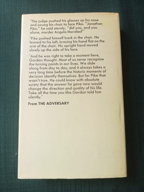 The Adversary – Bart Spicer secondhand book