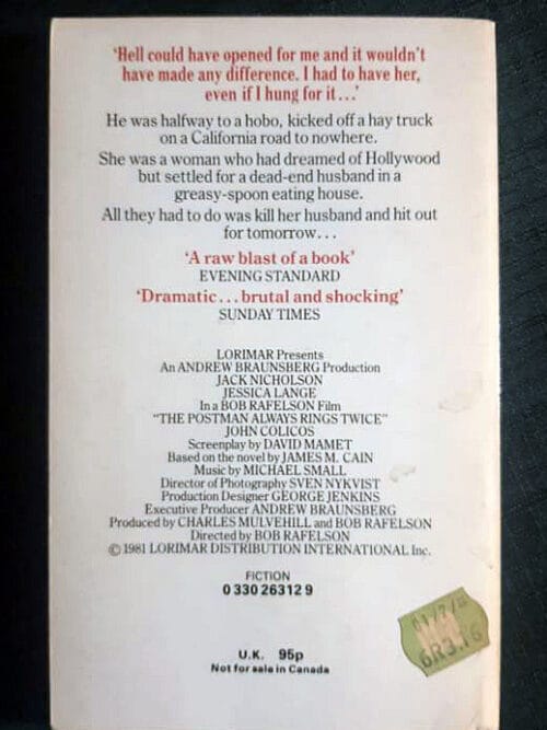 The Postman Always Rings Twice – James M. Cain secondhand book