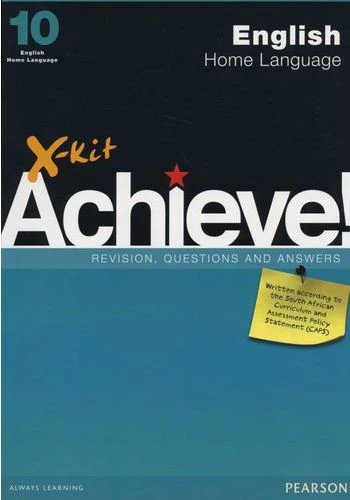 X-kit Achieve! English Home Language Grade 10 Study Guide secondhand book