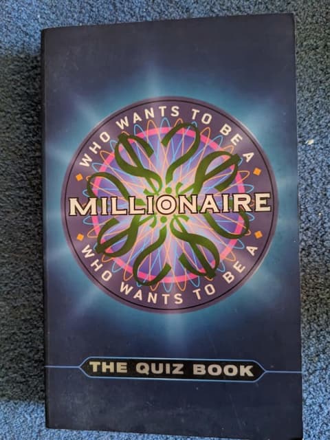 Who wants to be a millionaire - The Quiz Book Who Wants To Be A Millionaire – The Quiz book secondhand book