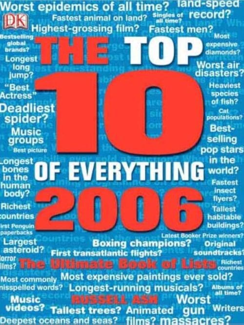The Top 10 of Everything 2006 - Russel Ash The Top 10 Of Everything 2006 – Russell Ash secondhand book
