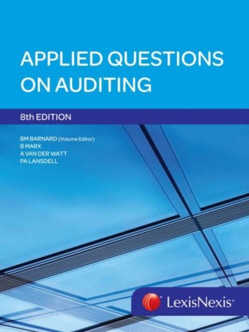Applied Questions On Auditing – B.M. Barnard Et Al. secondhand book