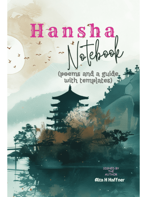 Hansha Notebook - Alta H Haffner Hansha – Notebook and Poems – Alta H Haffner secondhand book