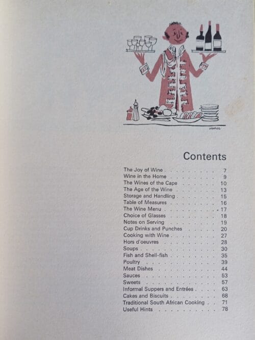Entertaining With Wines Of The Cape – KWV secondhand book