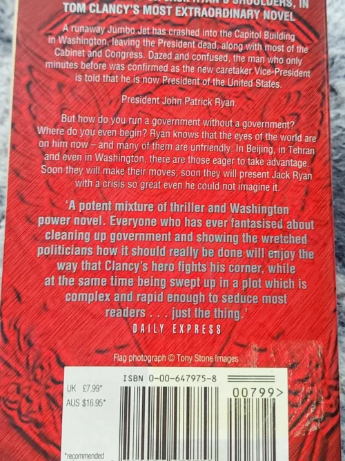 Executive Orders – Tom Clancy secondhand book