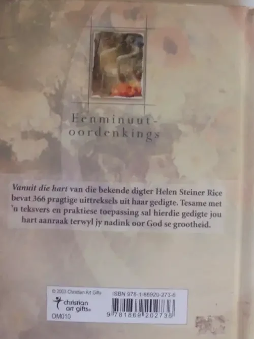 Vanuit Die Hart, Eenminuut-Oordenkings – Helen Steiner Rice secondhand book