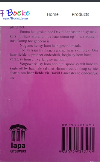 Die Diep Verlange – Pierre Uys secondhand book
