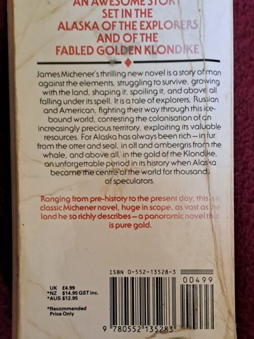 Alaska – James A Michener secondhand book