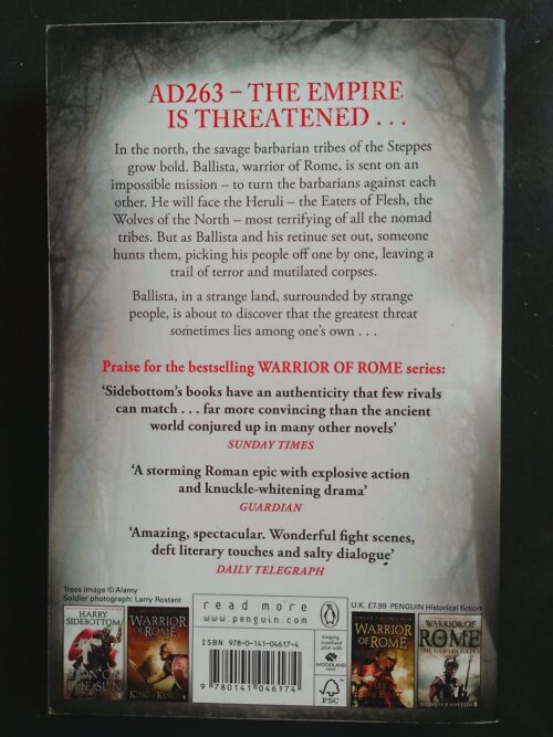 Warrior Of Rome: The Wolves Of The North – Harry Sidebottom secondhand book