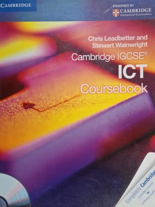 Cambridge IGCSE ICT Coursebook Cambridge IGCSE ICT Coursebook secondhand book