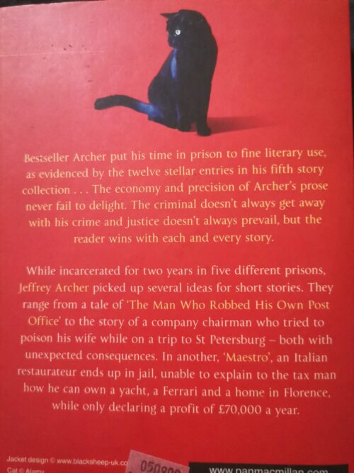 Cat O’nine Takes – Jeffrey Archer secondhand book