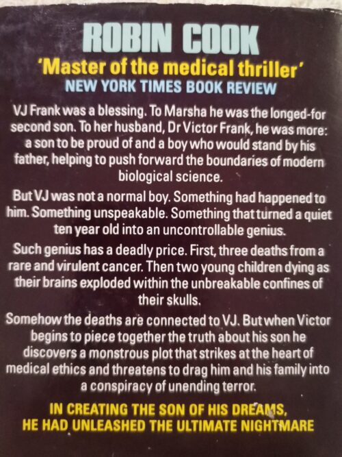 Mutation – Robin Cook secondhand book