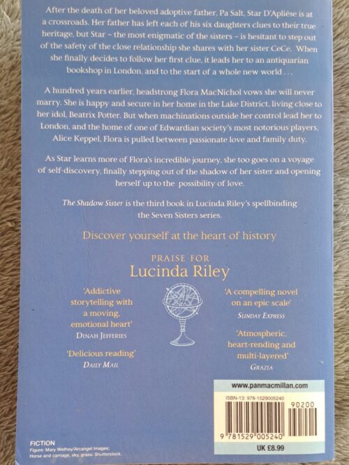 The Shadow Sister – Lucinda Riley secondhand book