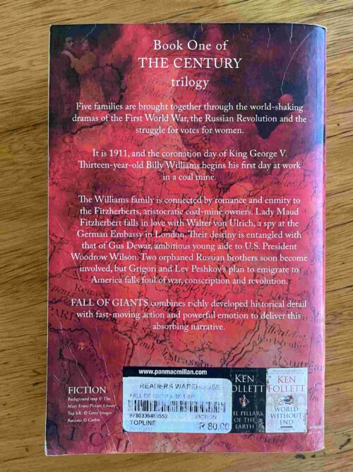 Fall of Giants – Ken Follett secondhand book