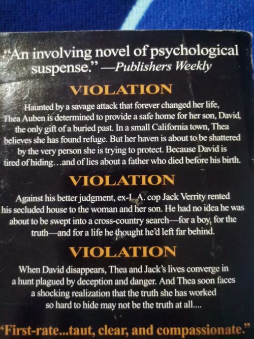 Violation – Darian North secondhand book