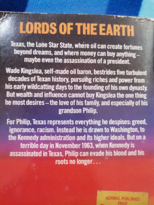 Lords Of The earth – Patrick Anderson secondhand book