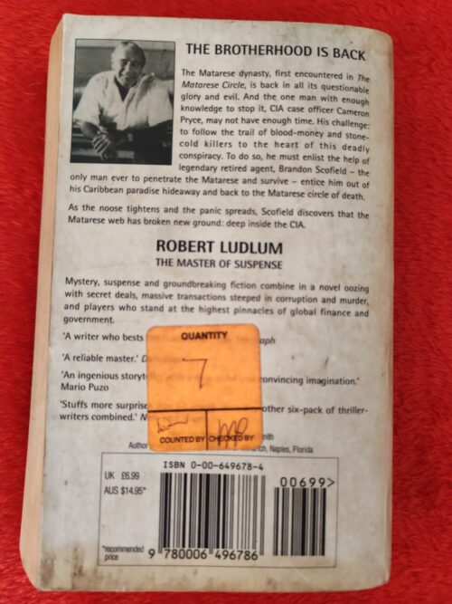 The Matarese Countdown – Robert Ludlum secondhand book