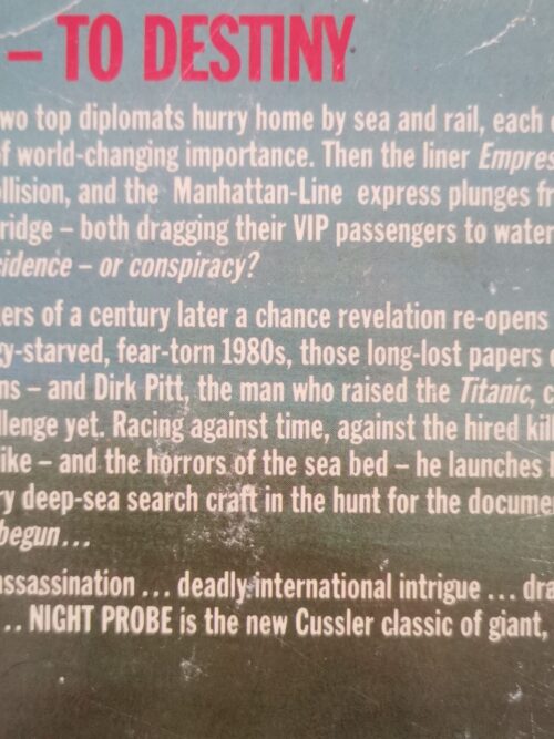 Night Probe! – Clive Cussler secondhand book