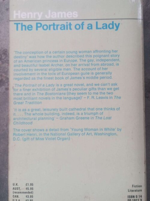 The Portrait Of A Lady — Henry James secondhand book