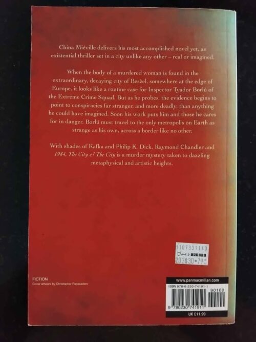 The City & The City – China Mieville secondhand book