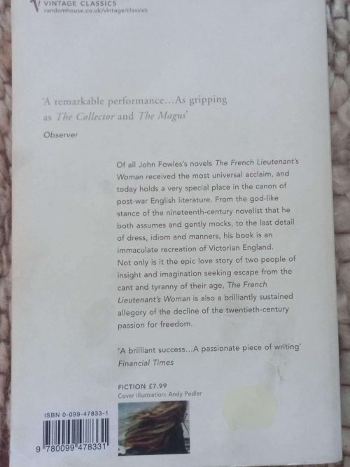 The French Lieutenant’s Woman — John Fowles secondhand book