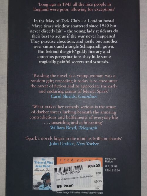The Girls Of Slender Means – Muriel Spark secondhand book