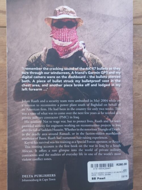 Blood Money – Johan Raath secondhand book