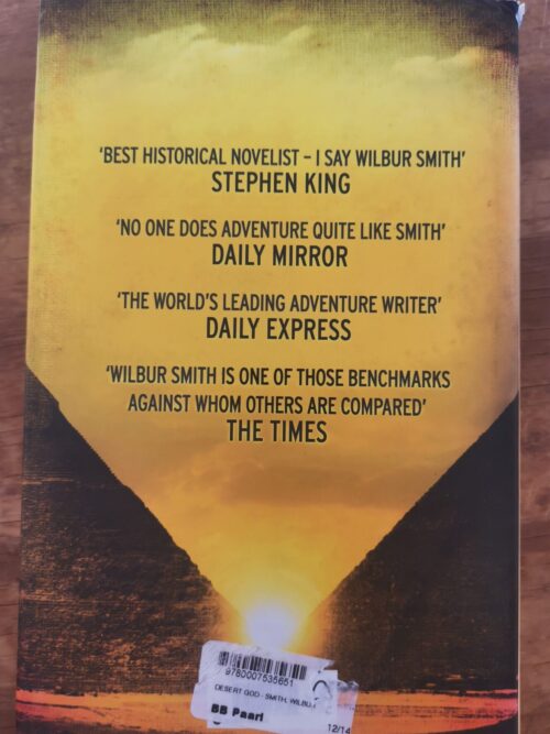 Desert God – Wilbur Smith secondhand book