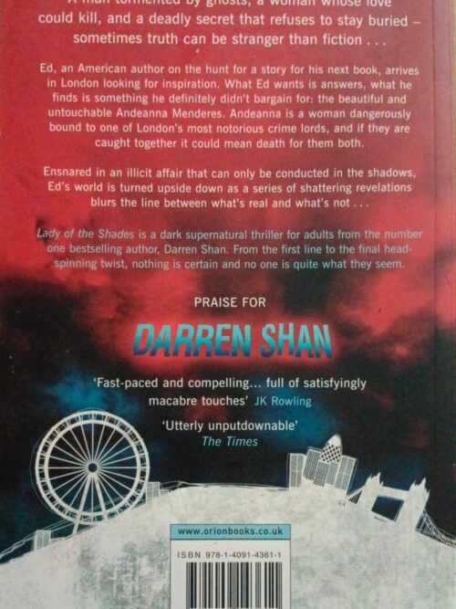 Lady Of The Shades – Darren Shan secondhand book