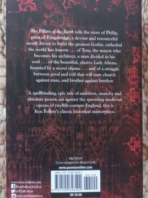 The Pillars Of The Earth — Ken Follett secondhand book