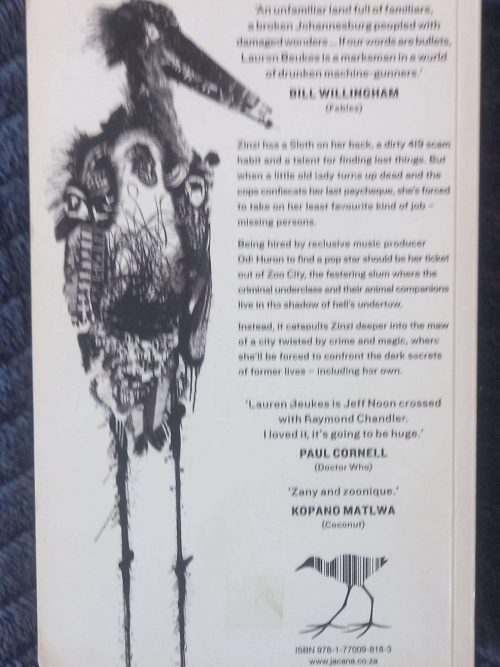 Zoo City — Lauren Beukes secondhand book